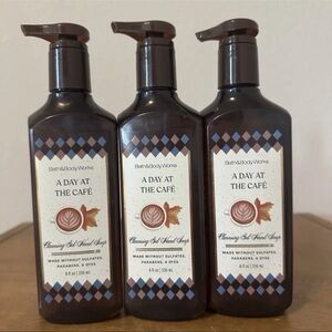 X3 Bath & Body Works A Day at the Café Cleansing Hand Soap NEW